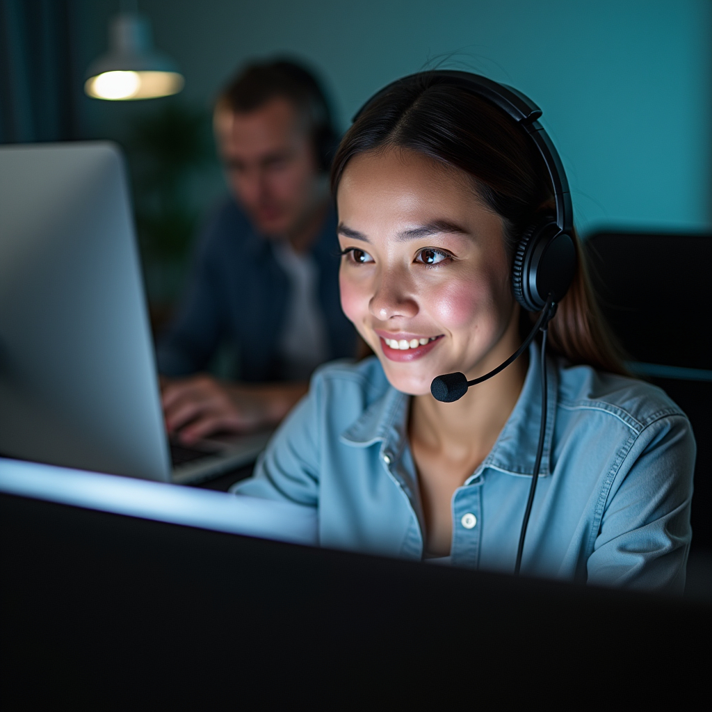 Live Chat assistant working.